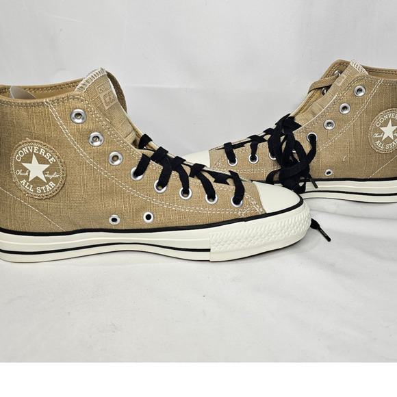 Converse CTAS Pro Hi Tops Brand New Unisex Women's 8.5 Khaki A04607C NWT - Picture 2 of 8